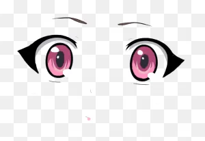 Anime Eyes Animeeyes Pinkeyes Cutesticker Sticker Anime Clipart ClipartFlare.com 