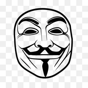 Guy Fawkes Mask Anonymous - Anonymous Png Download - 600*600 ClipartFlare.com 