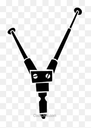 Tv Antenna Royalty Free Vector Clip Art Illustration -Vc025129 ClipartFlare.com 