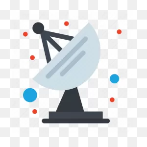 Vector Illustration Of Satellite Dish Parabolic Antenna Clipart ClipartFlare.com 