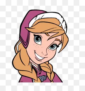 Anna Smiling-Clipart By Hillygon On 