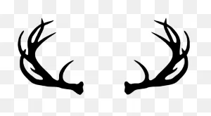 Download Hd Deer Antlers Silhouette Png - Deer Antlers Clipart ClipartFlare.com 