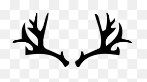 Download Deer Antlers Clipart Vector - Deer Antlers Tattoo Simple ClipartFlare.com 