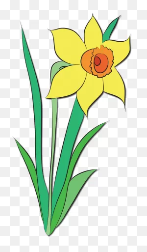 Clip Art April Flower - ClipartFlare