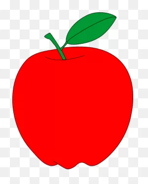 Red Apple Free Vector Clipart | Free Printable Pdf
