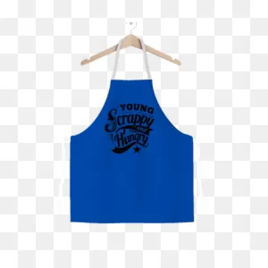 Young, Scrappy, & Young Apron- Blue – Thespian Swag