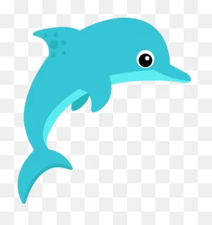 Dolphin Dolphin Beak Aqua Clipart - Dolphin Clipart Animals Clip Art