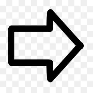 Arrow Pointing To Right Hand Drawn Symbol - Free Arrows Icons