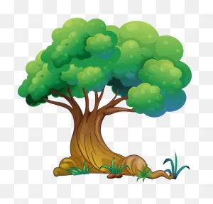 Arbol - Cartoon Tree Png Clipart - Large Size Png Image - ClipartFlare