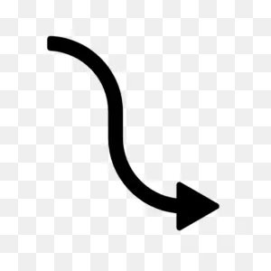 Free Curved Right Arrow Icon, Symbol. Png, PNG-WebP Download.