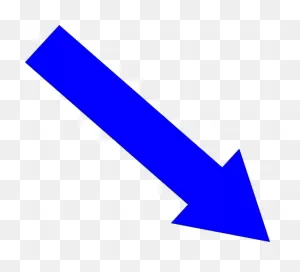 Arrow Down And Right Clip Art - Arrow Pointing Down Right - Png ClipartFlare.com 