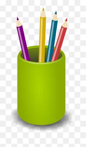 Book Pencil Office Supplies Clipart - Book Clipart School Clip Art