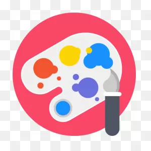 Materials, Artistic, Paint, Palette, Paintbrush, Brush, Art Icon