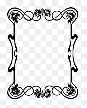 Art Deco Frame Border - Free Vector Graphic On ClipartFlare