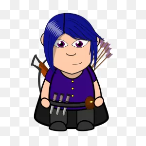 Cartoon Archer | Free PNG-WebP