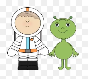 Alien And Astronaut Clip Art - Alien And Astronaut Image | Outer ClipartFlare.com 