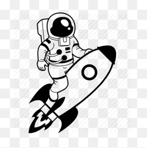 Astronaut Sticker - Astronaut Drawing Png - (1024X1024) Png ClipartFlare.com 