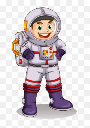 Happy Astronaut Clipart Transparent - ClipartFlare