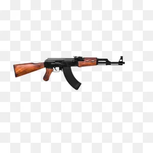 Ak47 Assault Rifle Transparent Png - Stickpng