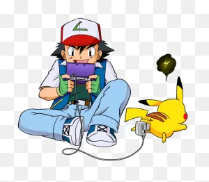 Parody Of Super Smash Bros: Pikachu And Ash Ketchum