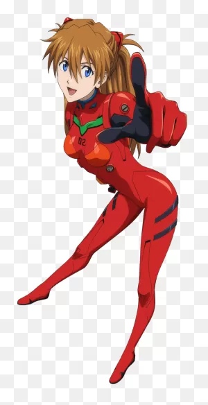 Asuka Langley Soryu , Png Download - Cartoon Clipart - Large Size ClipartFlare.com 