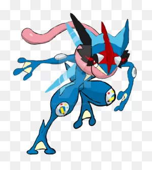 Ash Greninja And Lycanroc , Png Download - Greninja Ash Clipart ClipartFlare.com 