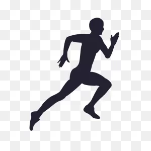 Hard Drives Running Sport Clip Art - Athlete Silhouette Png ClipartFlare.com 
