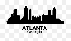 Transparent Atlanta City Skyline Clipart - Atlanta Skyline ClipartFlare.com 