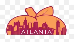 Tht Atl Banner - Atlanta Skyline Line Art Clipart - Full Size ClipartFlare.com 