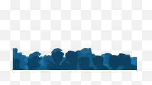 Audience Vector Art Silhouette - ClipartFlare