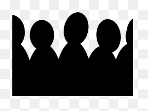 Download People Silhouette Clipart Small Group - Audience Clipart ClipartFlare.com 