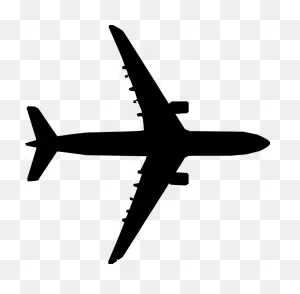 Silhouette Avion Png - Plane Clip Art Transparent Png - Large Size ClipartFlare.com 