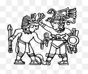 Aztecs Clip Art By Phillip Martin, Aztec Map