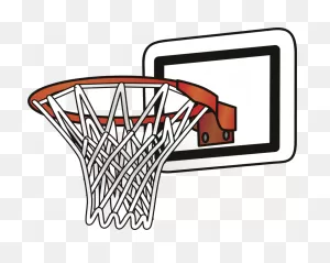 Line Art,basketball,basketball Hoop Png Clipart - Royalty Free PNG-WebP ClipartFlare.com 