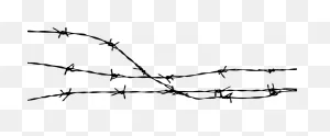 Barbed Wire Clipart Transparent Png - Stickpng