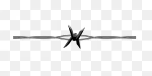 Barbed Wire Fence Cable - Free Vector Graphic On ClipartFlare