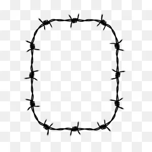 Barbed Wire Frame Image | Free PNG-WebP