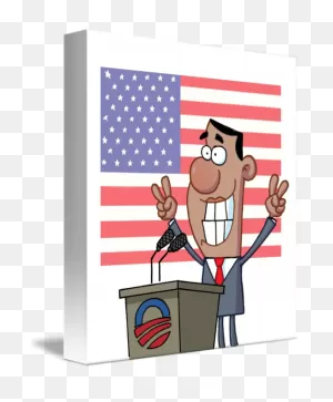 Barack Obama Caricature - Cartoon Clipart - Full Size Clipart ClipartFlare.com 