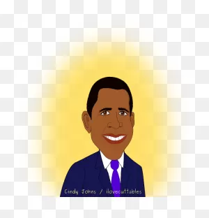 Barack Obama Cartoon Face - Cartoon Clipart - Full Size Clipart ClipartFlare.com 