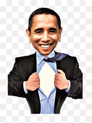 Barack Obama Caricature - ClipartFlare