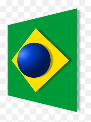 Flag Brazil Yellow - Free Vector Graphic On ClipartFlare