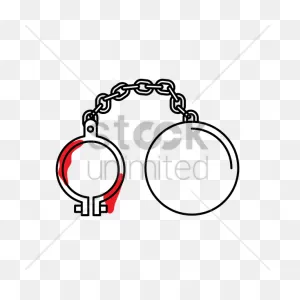 Ball And Chain Vector Image - 1999483 | Stockunlimited