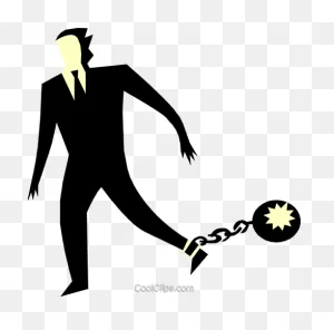 Ball And Chain Royalty Free Vector Clip Art Illustration -Peop1746 ClipartFlare.com 