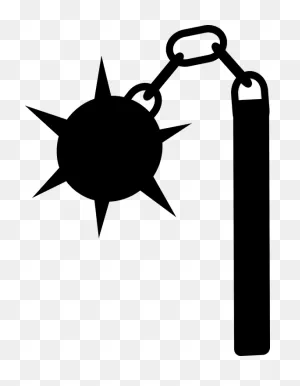 Mace Morning Star Flail Medieval - Free Vector Graphic On ClipartFlare