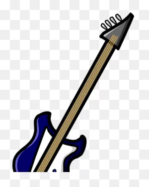 Blue Electric Bass | Club Penguin Rewritten Wiki | ClipartFlare