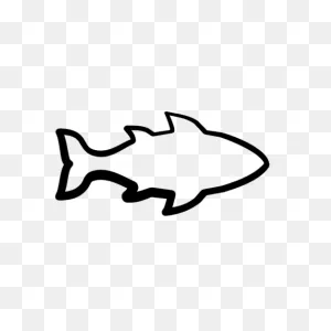 Best Bass Fish Outline #18244 - ClipartFlare ClipartFlare.com