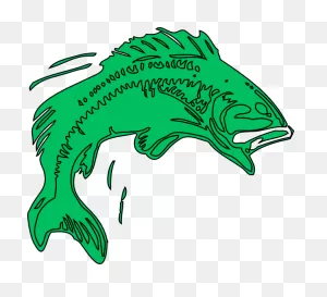 Download This Free Clipart Png Design Of Bass Fish Green Png Image ClipartFlare.com 