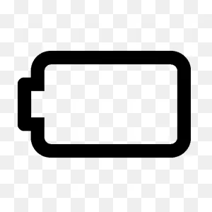Mobile Empty Battery Icon | Windows 8 Iconset | Icons8