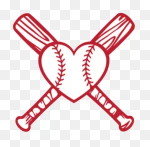 Love Baseball Clip Art , Png Download - Heart Baseball Svg Free ClipartFlare.com 