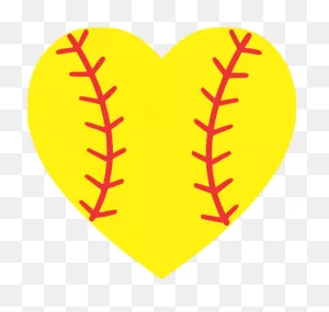 Softball Heart